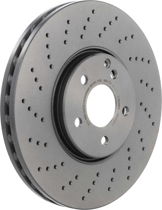 BREMBO 09B66110C02 Brembo 09.B661.10 Standard vented Front Brake Rotor CHRYSLER OE# 4721234AA