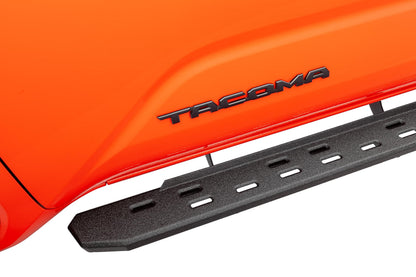 GO RHINO 69643280ST Go Rhino RB30 Slim Running Boards & Brackets – Cab Length, Galvanized Steel, Protective Bedliner Coating – 69643280ST – Fits 2024 Toyota Tacoma Double Cab