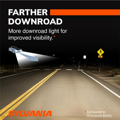 SYLVANIA H11ST.BP2 SYLVANIA H11 SilverStar Halogen Headlight Bulb, High or Low Beam, 2 Bulbs