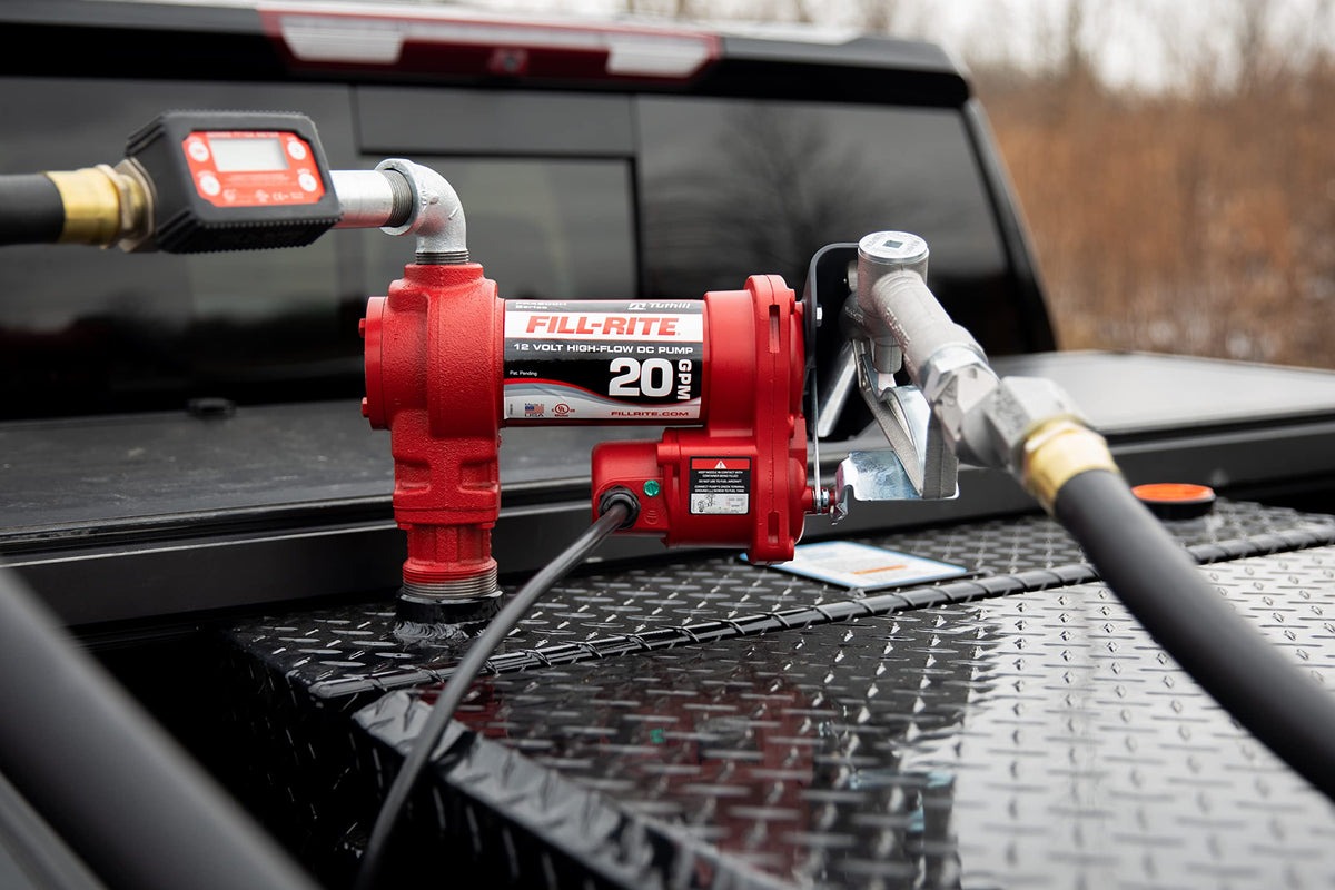 FILL RITE FR4219H Fill-Rite FR4219H 12V 20 GPM Fuel Transfer Pump with Standard Digital Meter Package | Gasoline, Diesel, Kerosene, Ethanol & Methanol Blends & Biodiesel