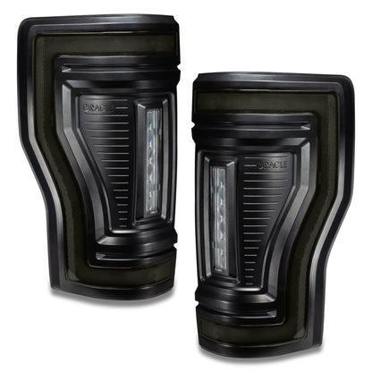 Oracle 5896-504-T Oracle Lighting - Black Series Flush Mount LED Tail Lights for 2017-2022 Ford F-250/350 Superduty - Tinted Lens