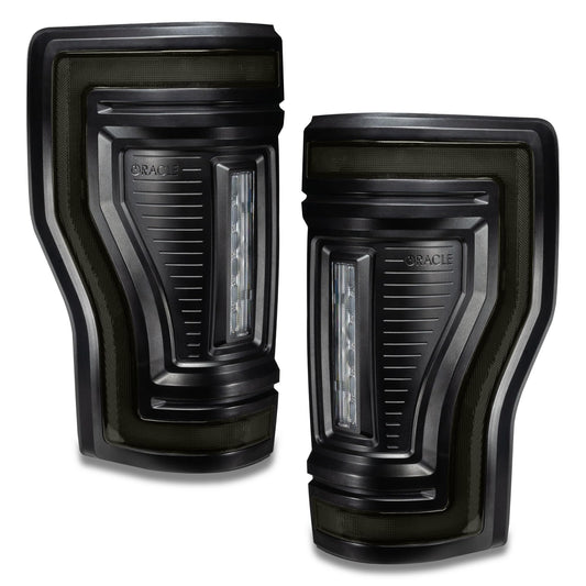 Oracle 5896-504-T Oracle Lighting - Black Series Flush Mount LED Tail Lights for 2017-2022 Ford F-250/350 Superduty - Tinted Lens