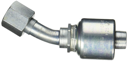 Gates G25172-1210 Female JIC 37 Flare Swivel, Zinc Plated Carbon