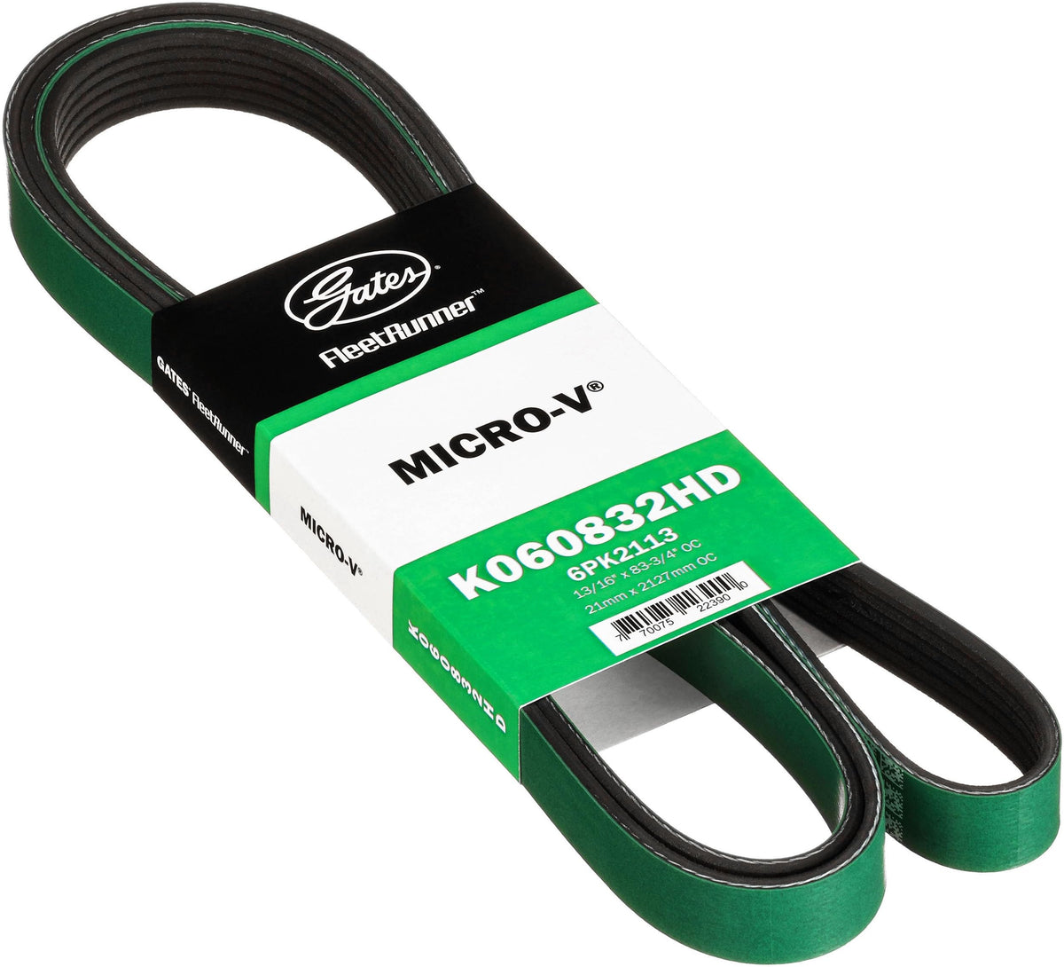 Gates K060832HD Fleet Runner Heavy Duty Micro V Serpentine