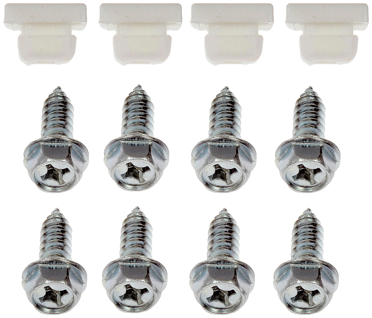 DORMAN 785-101D Dorman 785-101D License Plate Fasteners - No.14 X 3/4 in., 12 Pack