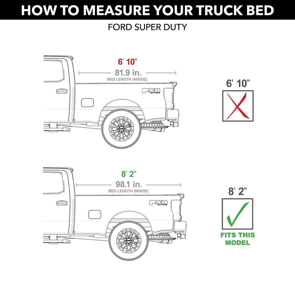 RealTruck 152M-XT RealTruck Roll-N-Lock M-Series XT Retractable Truck Bed Tonneau Cover – 152M-XT – Fits 2017 - 2025 Ford F-250/350 Super Duty 8' 2" Bed (98.1")