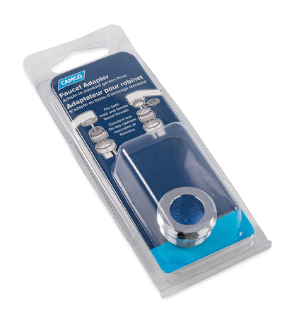 CAMCO 40083 Camco Faucet Adapter | Connect a Standard Garden Hose to a Faucet | Great for RVs, Campers, and More | Fits Both 15/16-27 Male and 55/64-27 Female Faucet Threads | (40083)