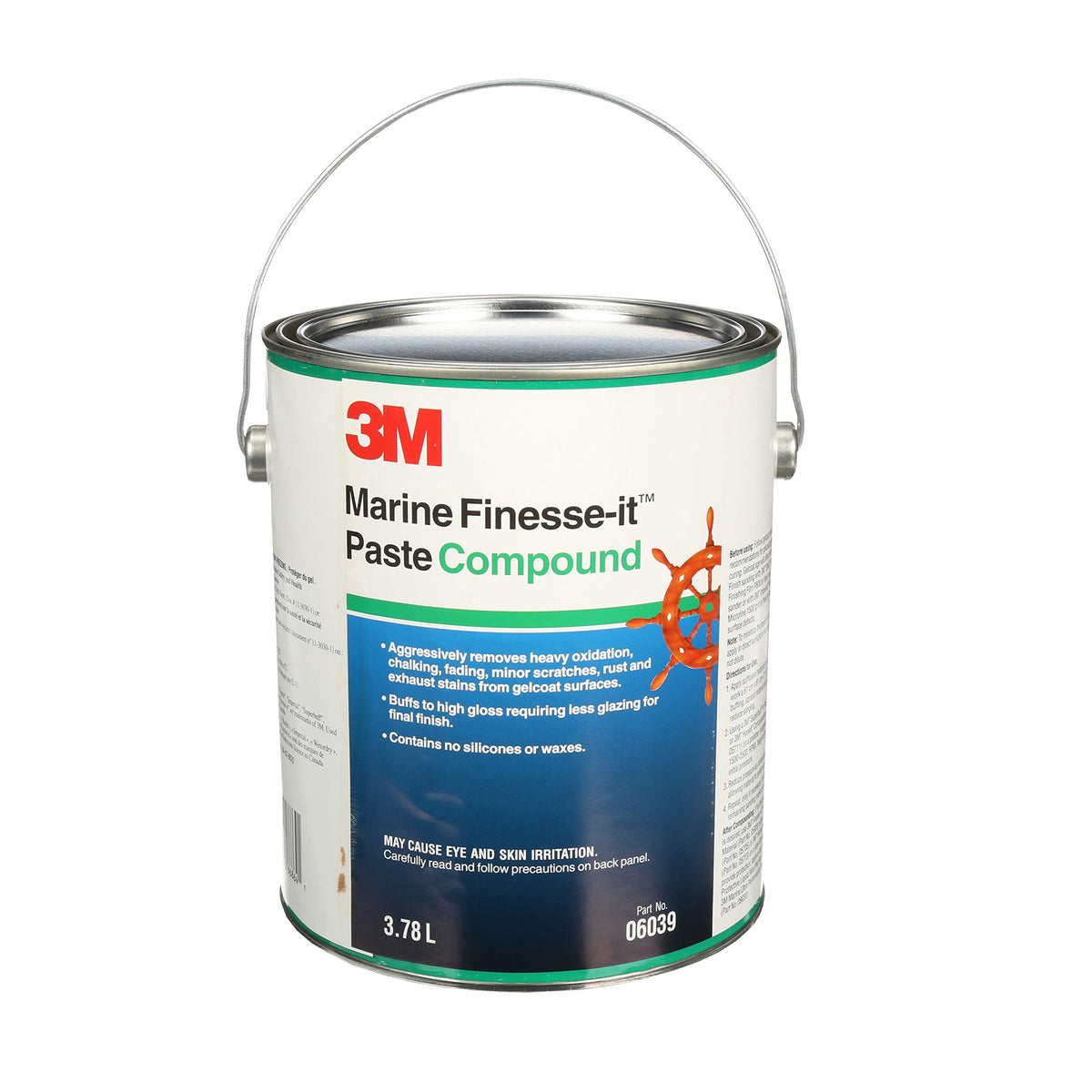 3M 06039 3M Finesse-it Marine Paste Compound, 06039, 1 gal