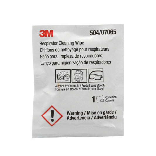 51131-07065 3M Respirator Cleaning Wipes,Alcohol-free respirator cleaning wipe - 1 Each