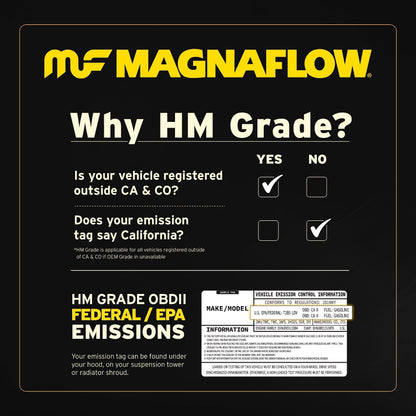 MAGNAFLOW 99205HM MagnaFlow Universal Catalytic Converter 99205HM (Federal/EPA Compliant)