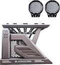 Black Horse Off Road Armour II Roll Bar W/Basket Kit Black Compatible with 2005-2023 Toyota Tacoma-AR2-03BA3-PL69B