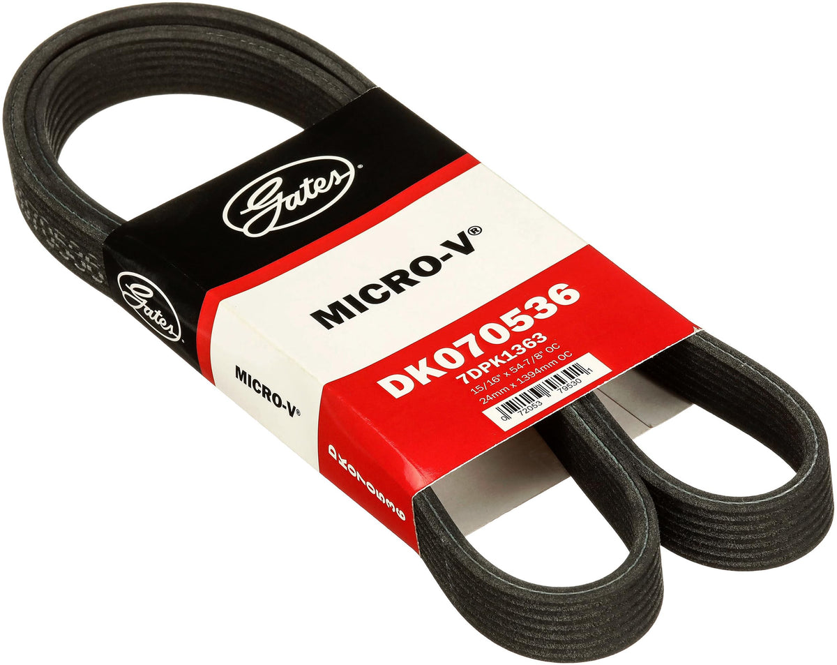 Gates DK070536 DUAL-SIDED V-RIBBED BELT
