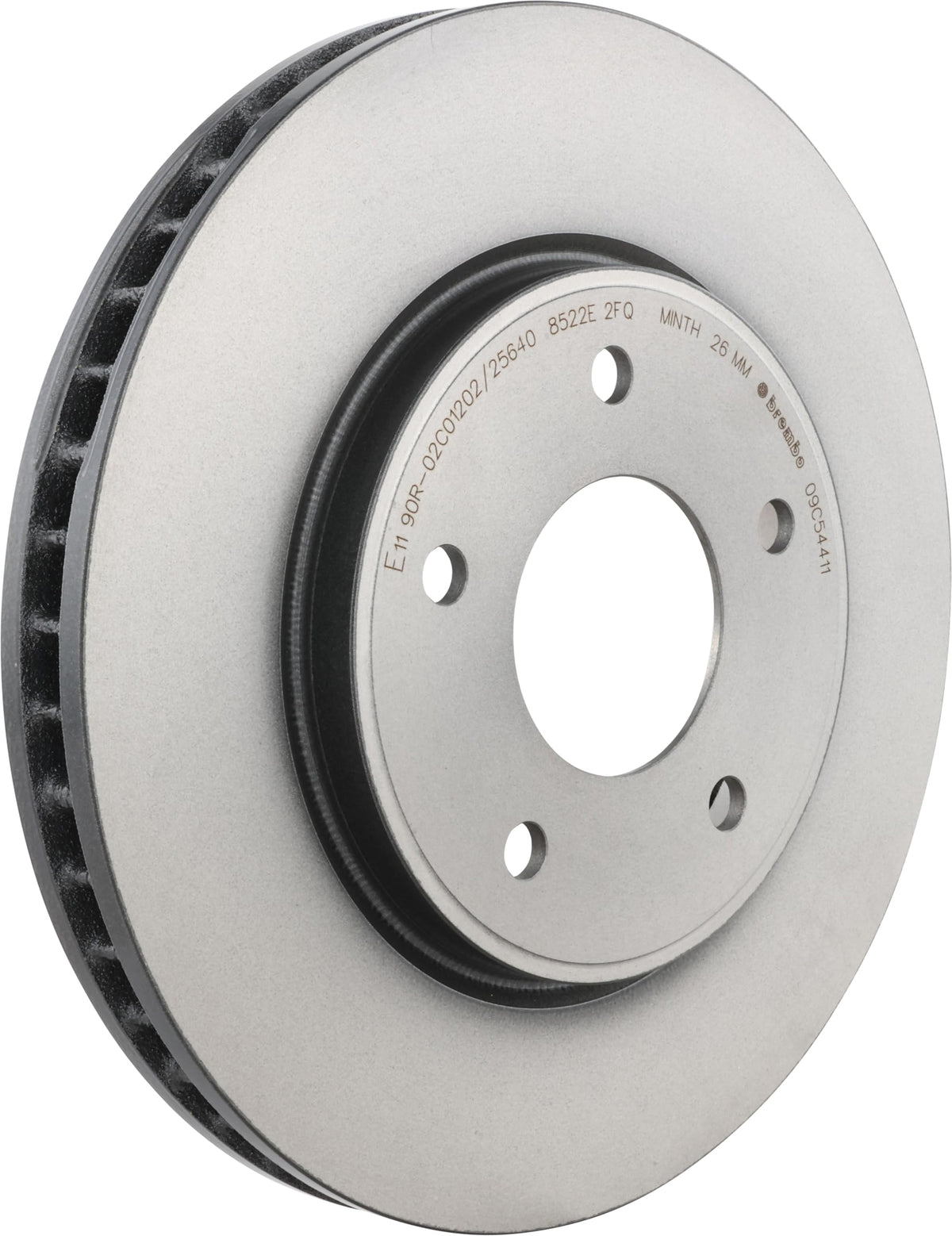 BREMBO 09C54411C02 Brembo 09.C544.11 UV Coated vented Front Brake Rotor NISSAN/NISSAN (DFAC) OE# 402063NA0A