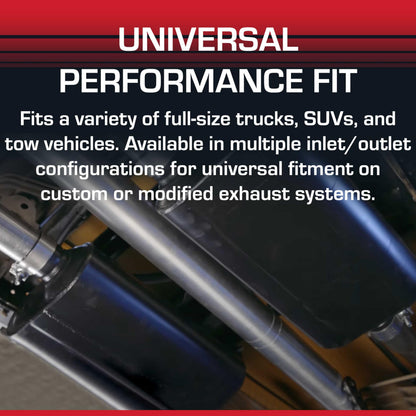 FLOWMASTER 524553 Flowmaster Super 50 Series Muffler – Dual In 2.25" / 3.00" Center Out
