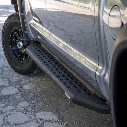 GO RHINO 69443687T Go Rhino RB20 Running Boards & Brackets | Galvanized Steel, Protective Bedliner Coating | 69443687T | Fits 2022-2024 Toyota Tundra Crew Max Pickup