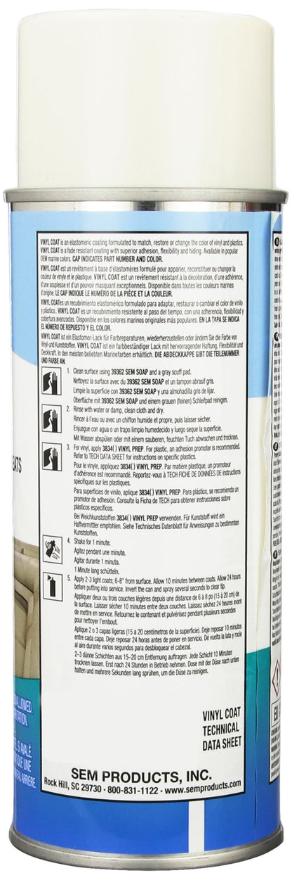 SEM PRODUCTS M25063 Sem Products M25063 VINYL COAT - RANGER WHITE