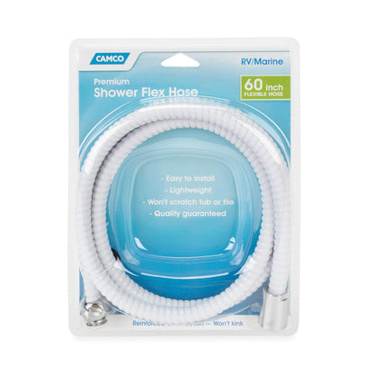 CAMCO 43717 Camco 43717 RV/Marine 60" Flexible Replacement Shower Hose (White)