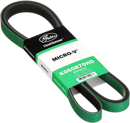 Gates K060870HD FleetRunner Micro-V Serpentine Drive Belt
