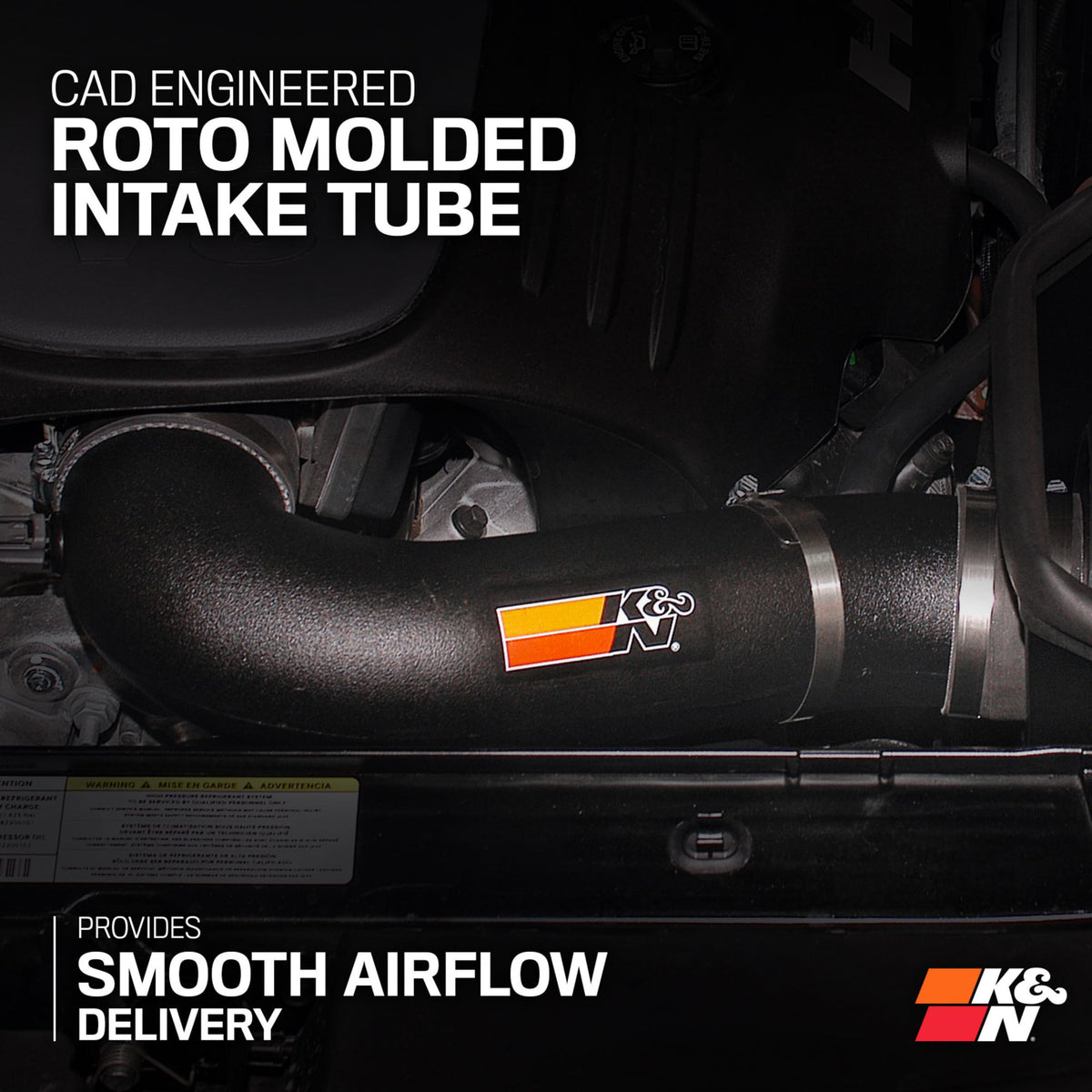 K&N FILTER 57-2575 K&N Cold Air Intake System: High-Flow Air Filter, Increase Performance & Towing: Compatiable with 2007-2014 FORD/LINCOLN: Expedition, F150, F150 SVT Raptor, Navigator, 57-2575