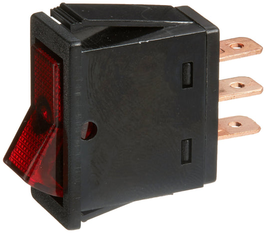 WIRTHCO 20532 Battery Doctor 20532 Illuminated Rocker Switch, Two-Position On/Off, 20 Amp at 12 Volt, Red Lighted, Fits 13/16 x 1/2 Inch Panel Slot (20532)