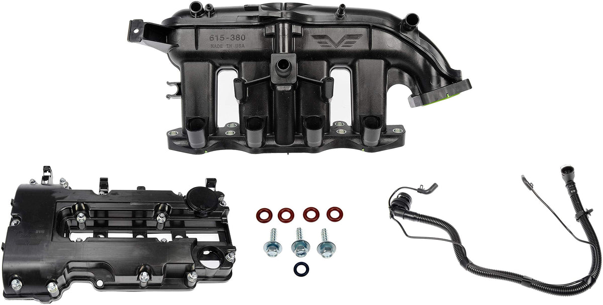 DORMAN 615-380KIT Dorman Improved Design 615-380KIT Intake Manifold and Valve Cover Complete Kit with Upgraded Valve Compatible with Select Buick/Chevrolet Models (OE FIX)