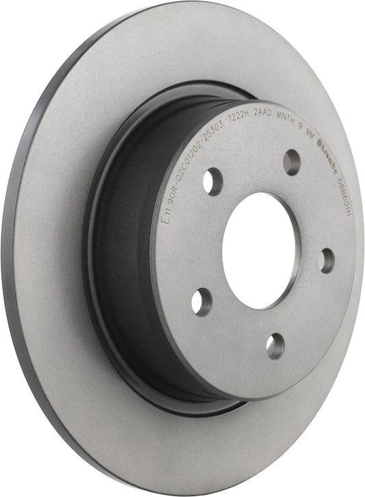 BREMBO 08B60111C02 Brembo 08.B601.11 UV Coated solid Rear Brake Rotor FORD/FORD (CHANGAN) OE# 1683383