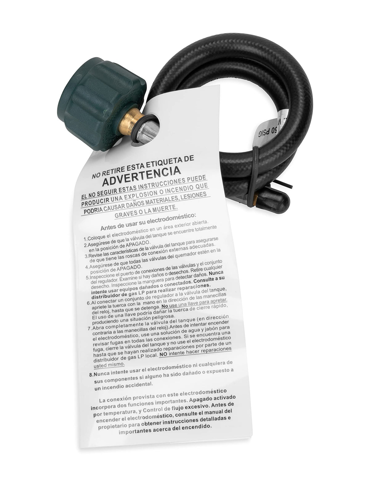 CAMCO 59073 Camco Pigtail Propane Hose Connector | Rated for 200,000 BTUs per Hour | 20-inches (59073)