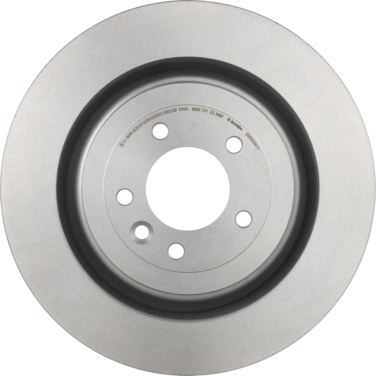 BREMBO 09B50411C02 Brembo 09.B504.11 UV Coated Pillar Vented Rear Brake Rotor LAND ROVER OE# LR033303