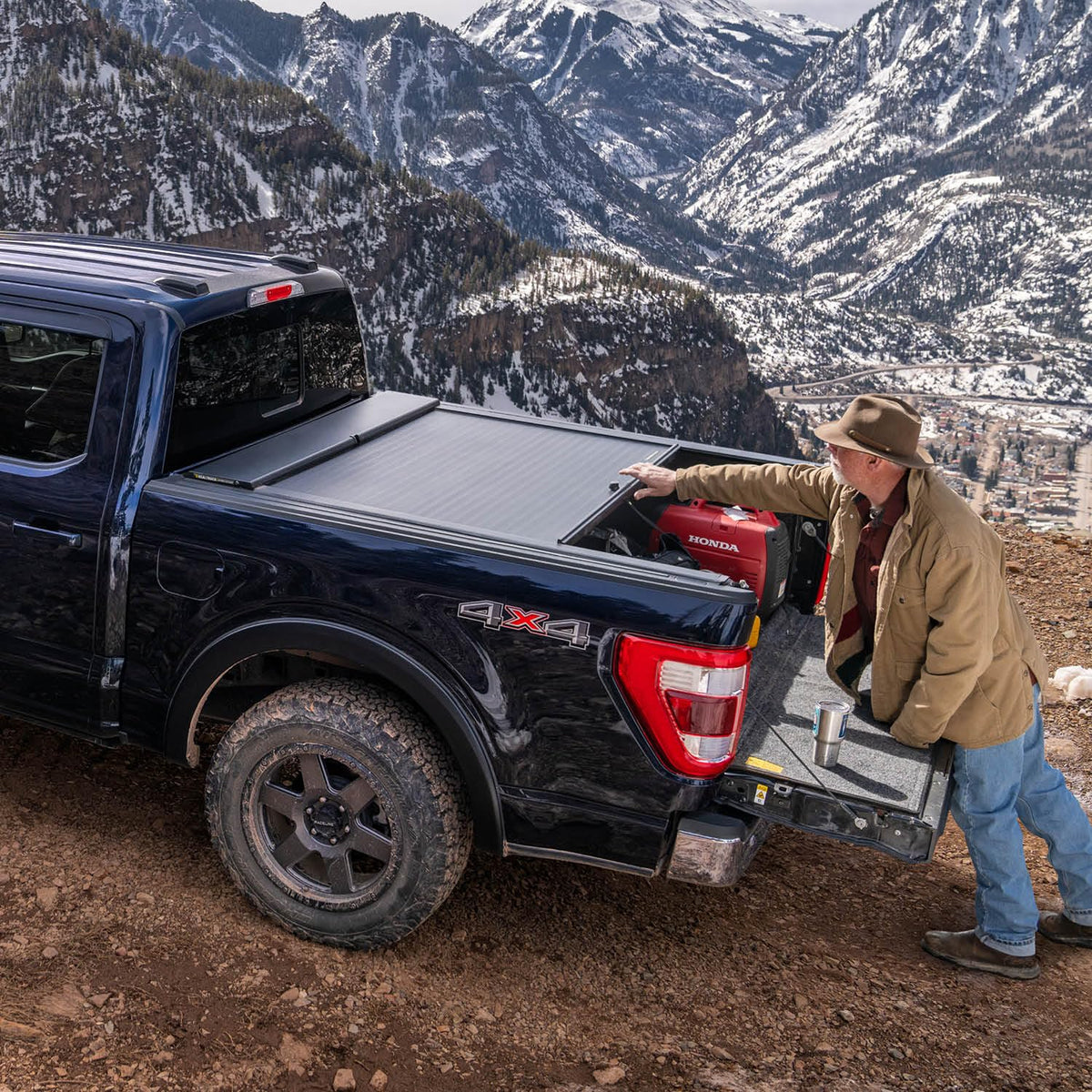 ROLL N LOCK BT224A RealTruck Roll-N-Lock A-Series Retractable Truck Bed Tonneau Cover | BT224A | Fits 2019 - 2025 Chevy/GMC Silverado/Sierra, works w/ MultiPro/Flex tailgate 6' 7" Bed (79.4")