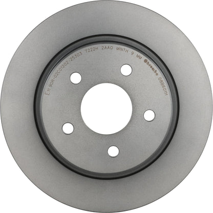 BREMBO 08B60111C02 Brembo 08.B601.11 UV Coated solid Rear Brake Rotor FORD/FORD (CHANGAN) OE# 1683383