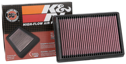 K&N FILTER 33-3183 K&N Engine Air Filter: High Performance, Premium, Washable, Replacement Filter, Compatiable with Select Mercedes Benz Vehciles (see product description for compelte details), 33-3183