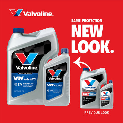 VALVOLINE 679083 Valvoline VR1 Racing Synthetic SAE 10W-30 Motor Oil 1 QT, Case of 6