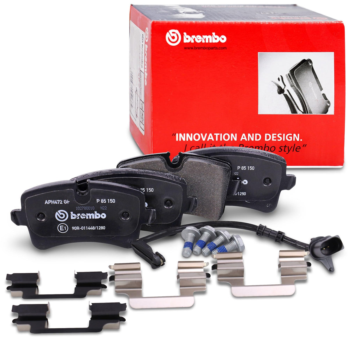 BREMBO P85150 Brembo P85150 Low-Met Rear Disc Brake Pad Set AUDI/AUDI (FAW) OE# 4GD698451A
