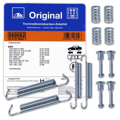 ATE 669062 ATE 03.0137-9062.2 Accessory Set, Parking Brake Shoes
