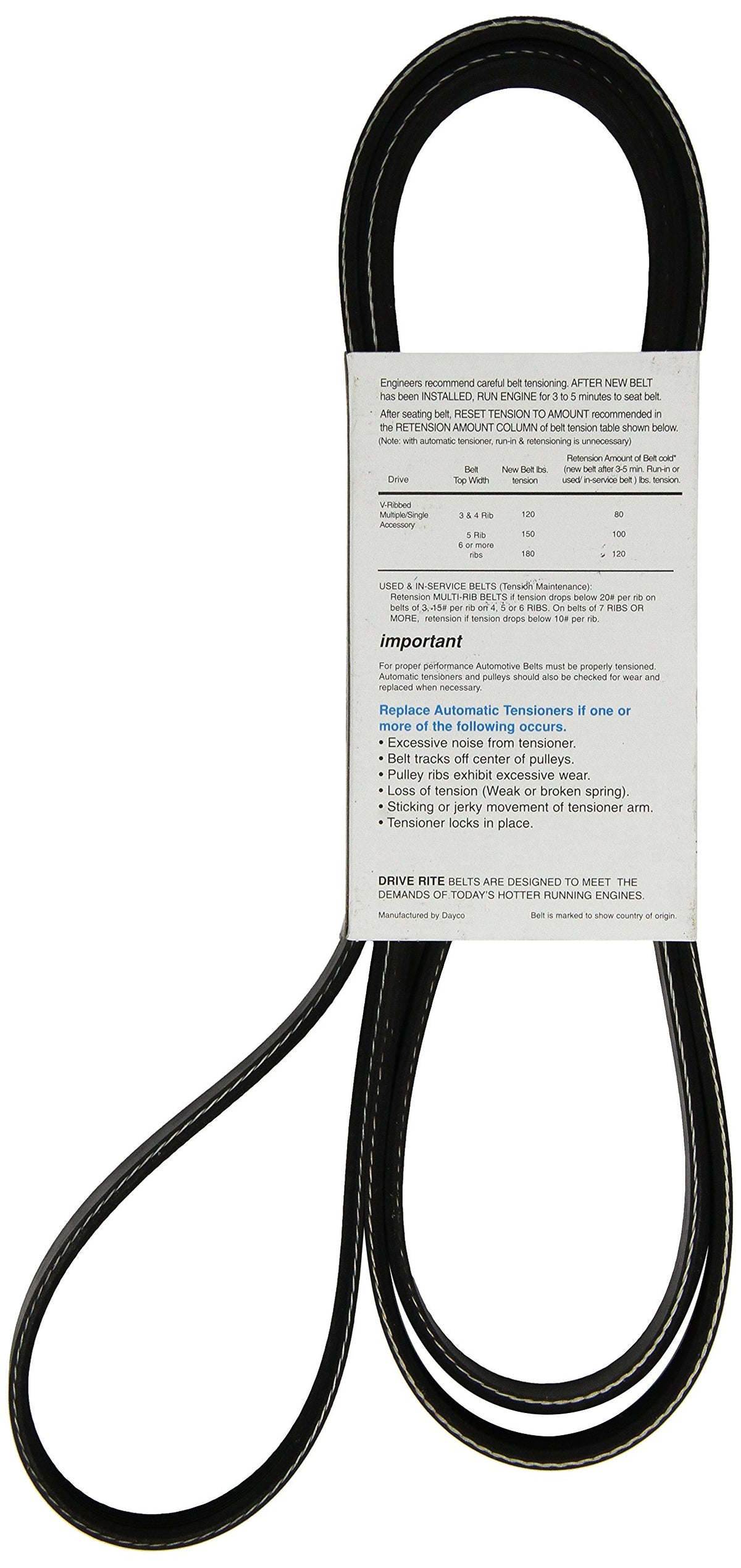 Dayco 5060905DR Serpentine Belt