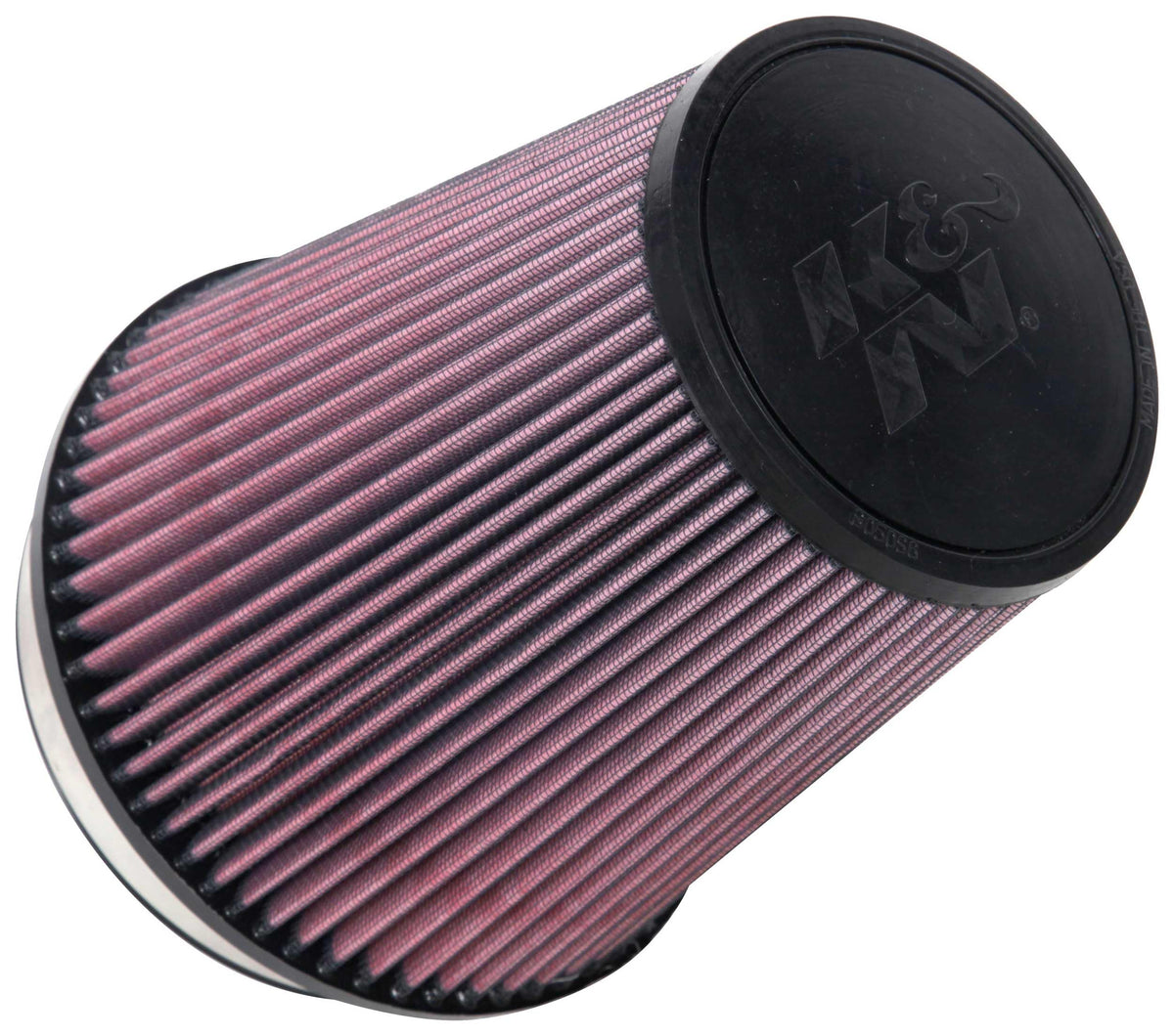 K&N FILTER RU-1020 K&N High-Flow Original Lifetime Universal Clamp-On Air Filter: High Performance, Premium, Washable: Flange Diameter: 6 In, Filter Height: 8 In, Flange Length: 1 In, Shape: Round Tapered, RU-1020
