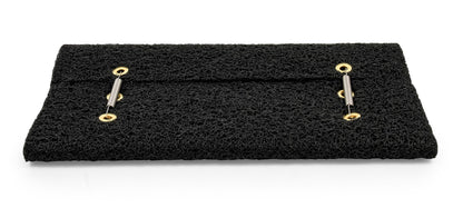 CAMCO 42962 Camco Premium Wrap Around RV Step Rug - Fits 18-inch Wide Steps - Adjustable Depth of 8-inches to 10.5-inches - Compatible with Manual or Electric RV Steps - Black (42962)