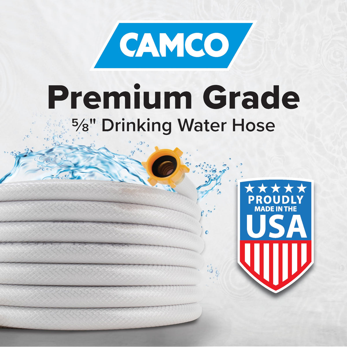 CAMCO 22793 Camco TastePURE 50-Foot RV Drinking Water Hose - Made in the USA
