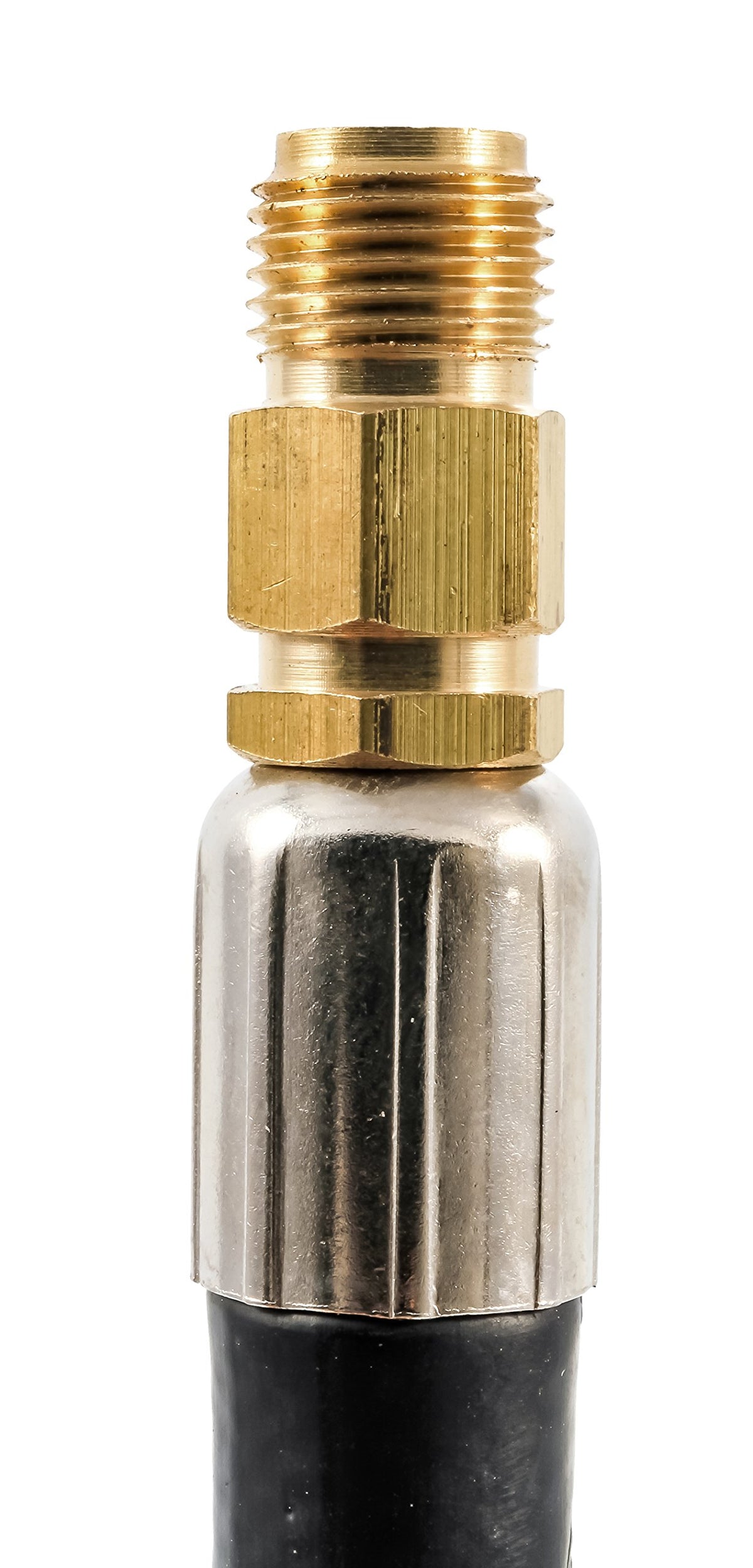 CAMCO 59033 Camco Olympian 5-Foot RV Propane Supply Hose - Built-In Excess Flow Protection - Connects Motorhome to 20/30 lb Propane Tank - Soft-Nose POL x 1/4-Inch Inverted Flare (59033)