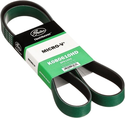 Gates K080610HD Fleet Runner Heavy Duty Micro V Serpentine