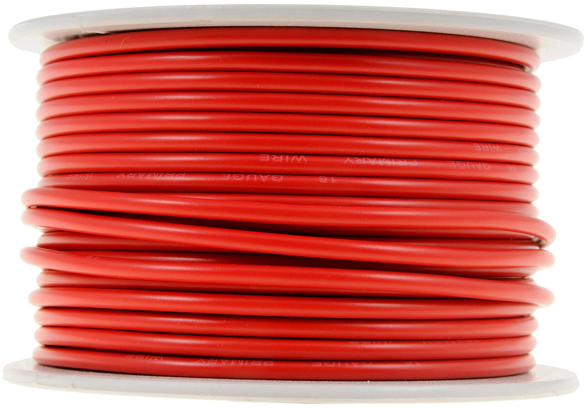 DORMAN 85784 Dorman 85784 16 Gauge Red Primary Wire- Spool, 100 Feet Universal Fit