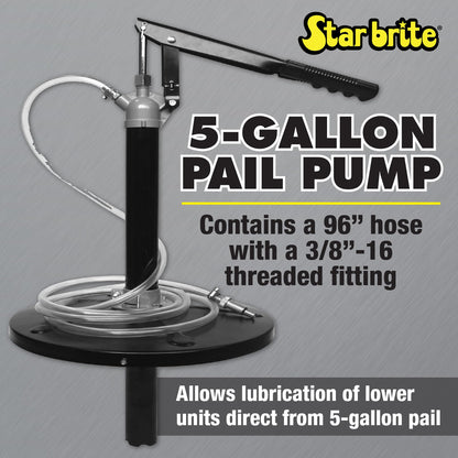 STAR BRITE 027405 Star Brite 027405 LOWER UNIT PAIL PUMP