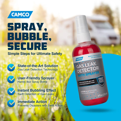 CAMCO 10324 Camco 10324 Gas Leak Detector with Sprayer - 8 oz