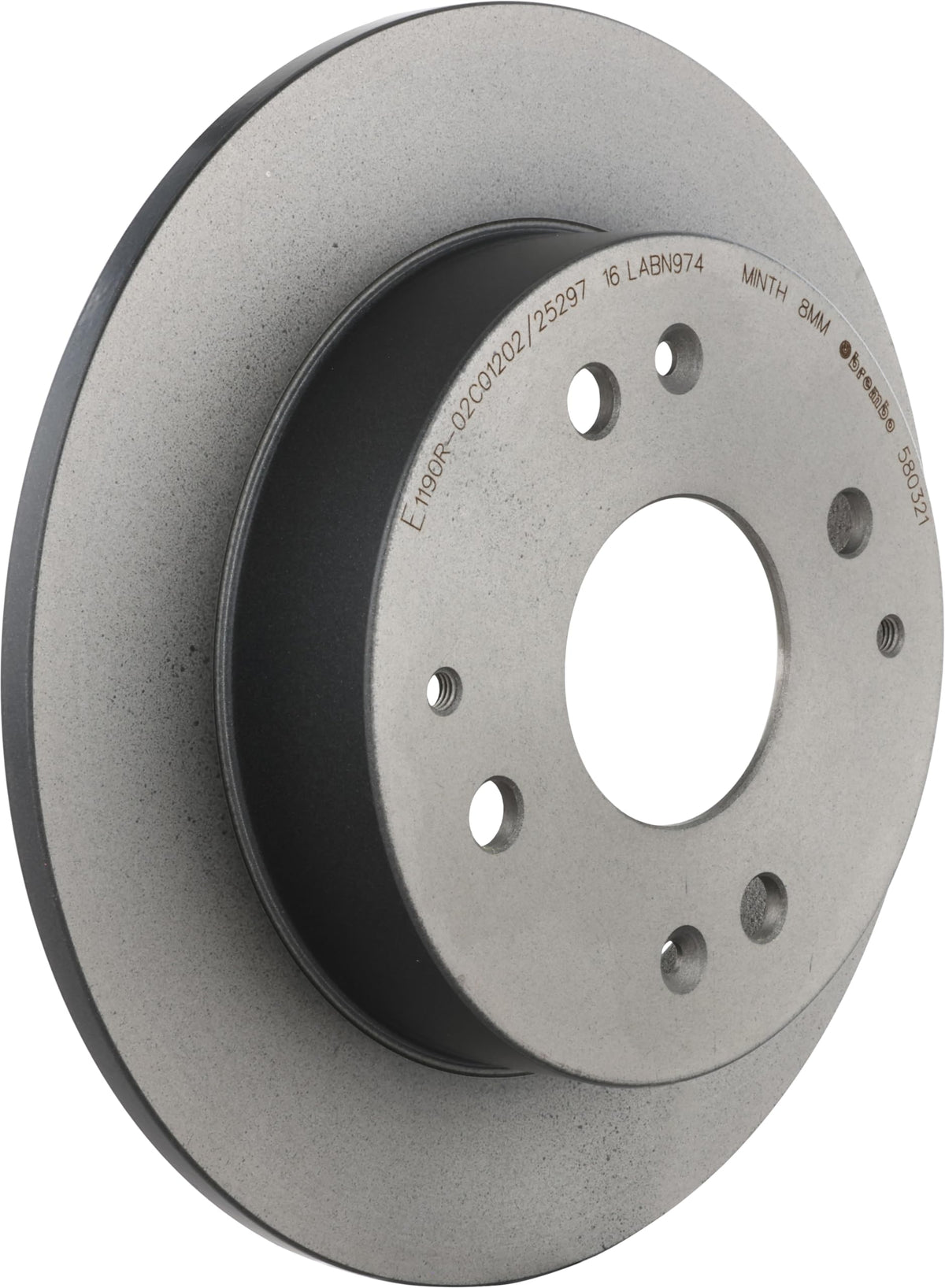 BREMBO 08580321C02 Brembo 08.5803.21 UV Coated solid Rear Brake Rotor ACURA/HONDA OE# 42510S84A50