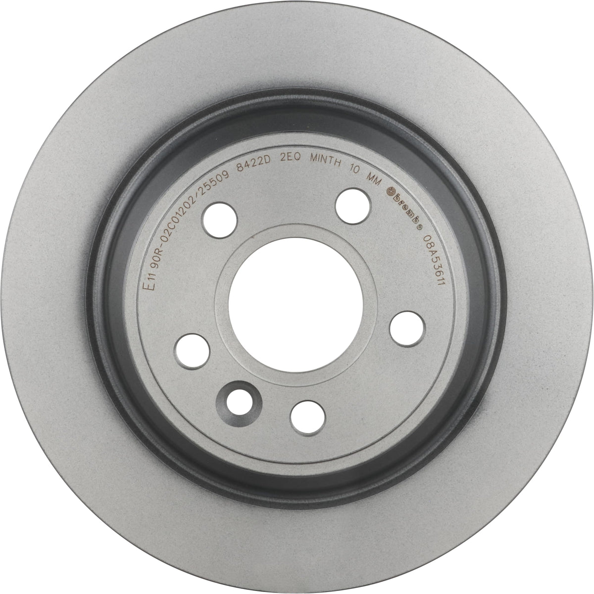 BREMBO 08A53611C02 Brembo 08.A536.11 UV Coated solid Rear Brake Rotor VOLVO/VOLVO (CHANGAN) OE# 30769058