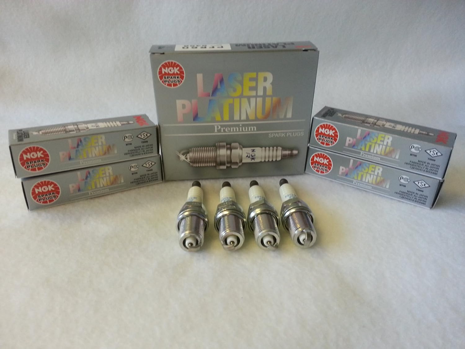 NGK (2647) PFR5G-11 Spark Plug - Pack of 4