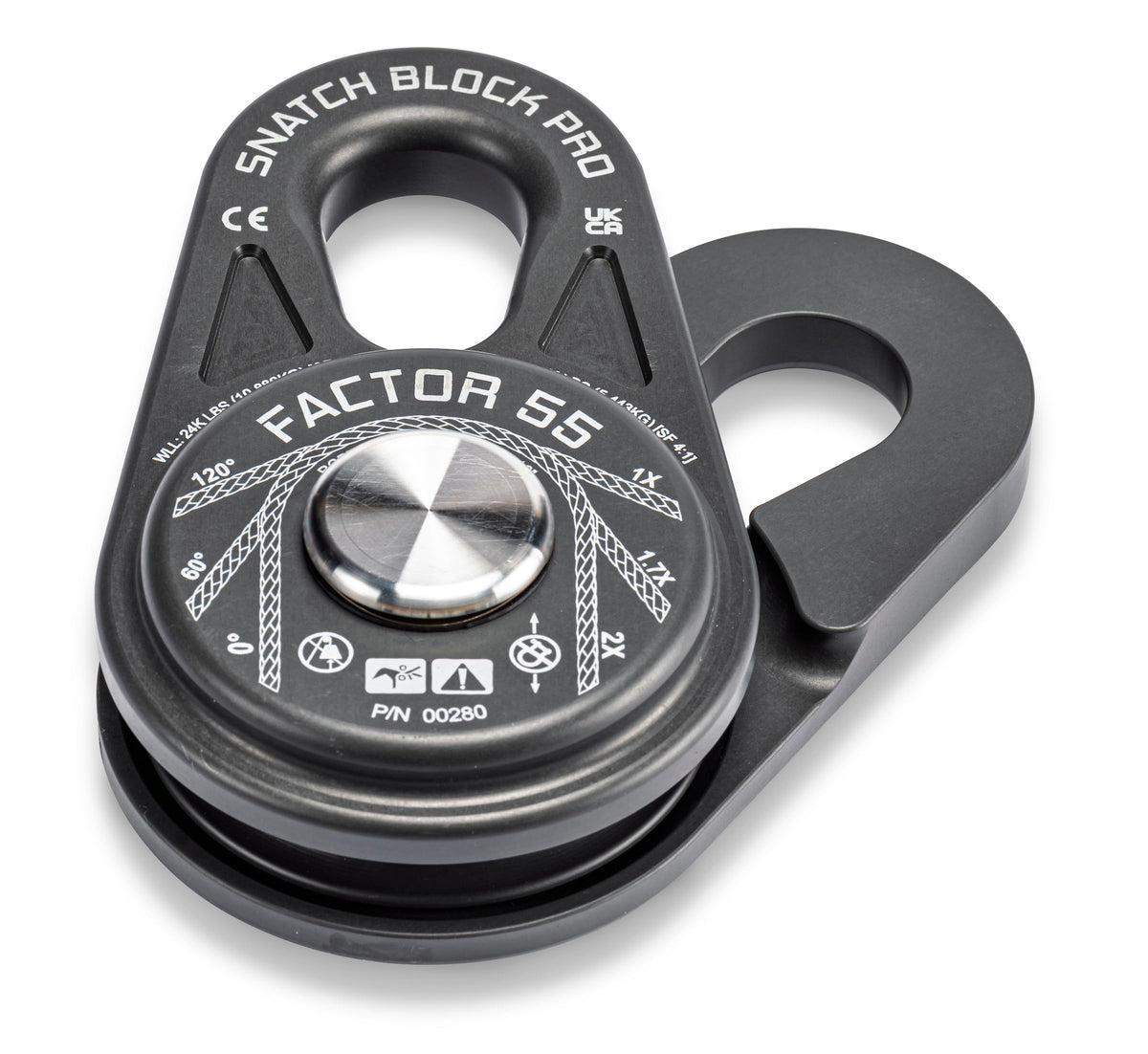 FACTOR 55 00280-06 Factor 55 00280-06 Snatch Block Pro Compact and Lightweight Snatch Blocks. Ideal for Ultimate Performance Without compromising on Heavy Bulky Equipment