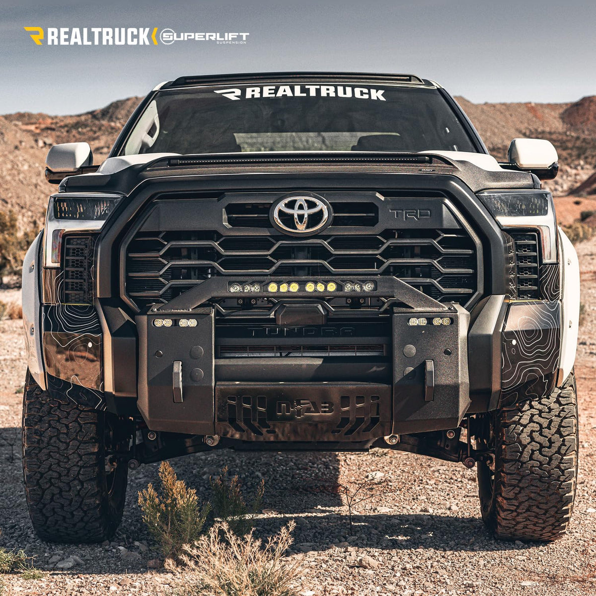 Superlift Suspension K1069 RealTruck SUPERLIFT SUSPENSION 3" Lift Kit for Toyota Tundra – Complete Lift Kit with Heavy Duty Front Upper Control Arms – K1069 – Fits 2022-2024 Toyota Tundra 4WD w/ 2-3.5" Lift Won't Fit Pro Models