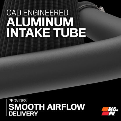 K&N FILTER 71-9042 K&N Cold Air Intake System: Dry-Flow Air Filter, Increase Performance & Towing: Compatible with 2022-2024 TOYOTA: Sequoia, Tundra, 71-9042