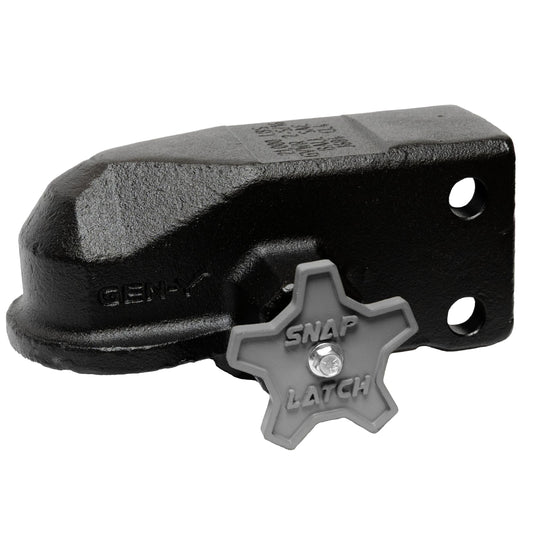 GEN-Y HITCH GH-24001 GEN-Y Hitch Channel Mount Trailer Coupler with SnapLatch for 2 5/16" Ball, 21,000 lbs Towing Capacity, 2,100 lbs Tongue Weight, Made in USA, Black